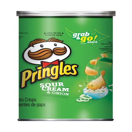 Sour Cream & Onion Chips 2.5 Oz Can